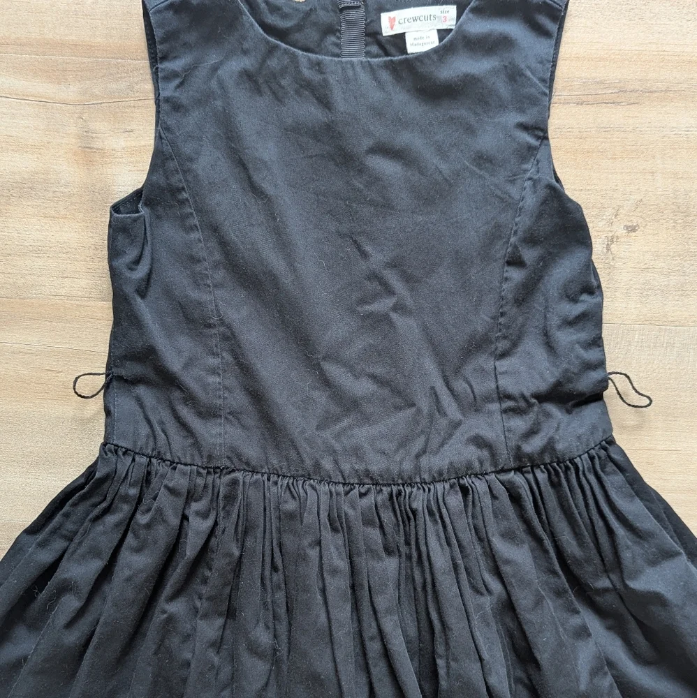 Crewcuts Elegant Sleeveless Black Twirl Dress - Size 3T - Picture 4 of 6